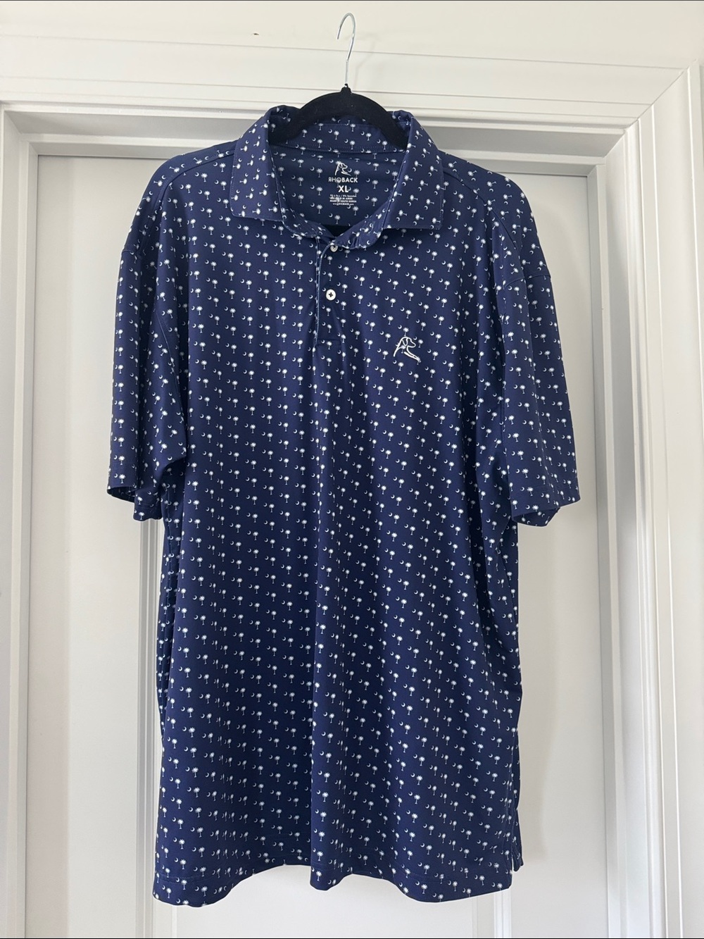 Men’s Rhoback - Navy Palmetto South Carolina Shirt Extra Large